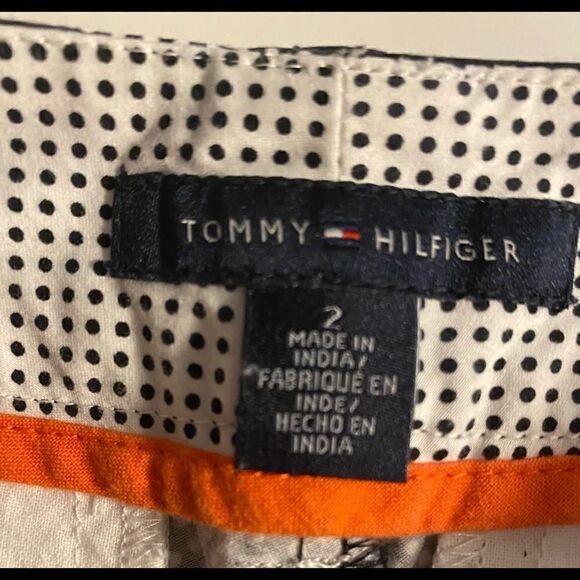 Tommy Hilfiger Black Polka Dot Bermuda Shorts - Picture 6 of 10